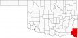 McCurtain County Map Oklahoma Locator