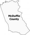 McDuffie County Map Georgia