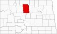 McHenry County Map North Dakota Locator