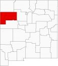 McKinley County Map New Mexico Locator