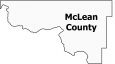 McLean County Map North Dakota