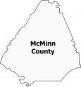 McMinn County Map Tennessee