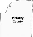 McNairy County Map Tennessee