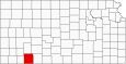 Meade County Map Kansas Inset