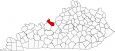 Meade County Map Kentucky Locator