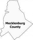 Mecklenburg County Map North Carolina