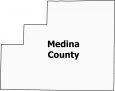 Medina County Map Ohio