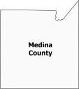 Medina County Map Texas