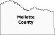 Mellette County Map South Dakota