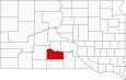 Mellette County Map South Dakota Locator