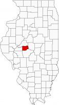 Menard County Map Illinois