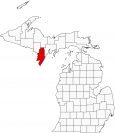 Menominee County Map Michigan Locator