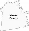 Mercer County Map Kentucky