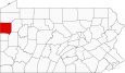 Mercer County Map Pennsylvania Locator