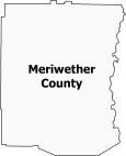 Meriwether County Map Georgia