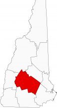 Merrimack County Map New Hampshire Locator