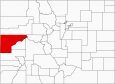 Mesa County Map Colorado Locator