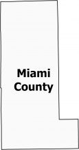 Miami County Map Indiana