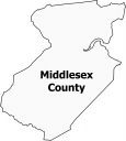 Middlesex County Map New Jersey