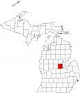 Midland County Map Michigan Locator