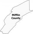 Mifflin County Map Pennsylvania