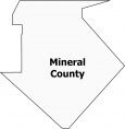 Mineral County Map Nevada
