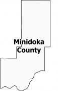Minidoka County Map Idaho