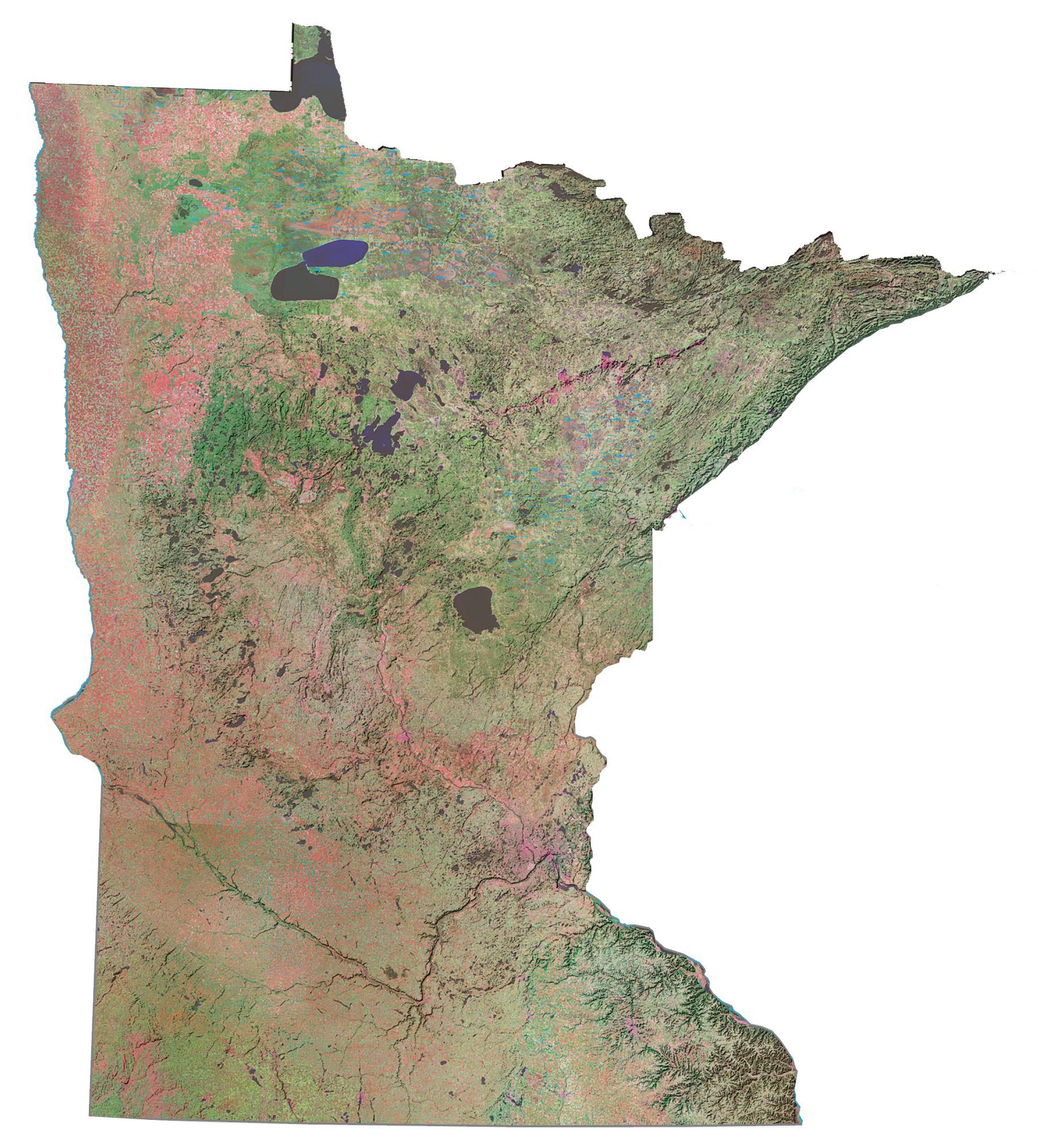 Saint Paul, Minnesota map with satellite view