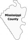 Mississippi County Map Missouri