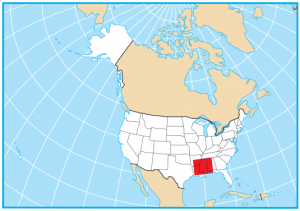 I-10 Mississippi Map