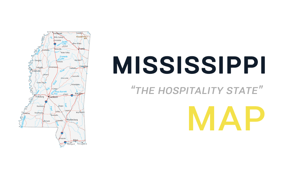 Map Of Mississippi Cities And Roads Gis Geography Bank2home