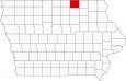 Mitchell County Map Iowa Locator