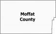 Moffat County Map Colorado
