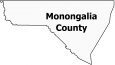 Monongalia County Map West Virginia
