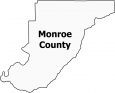 Monroe County Map Alabama