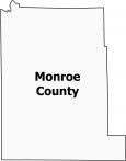 Monroe County Map Indiana