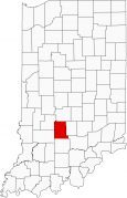 Monroe County Map Indiana Locator