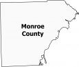 Monroe County Map Michigan