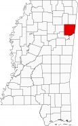 Monroe County Map Mississippi Locator