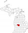 Montcalm County Map Michigan Locator