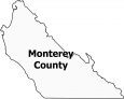 Monterey County Map California