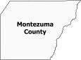 Montezuma County Map Colorado