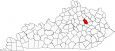 Montgomery County Map Kentucky Locator