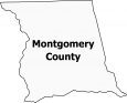 Montgomery County Map North Carolina
