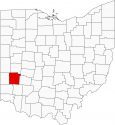 Montgomery County Map Ohio Locator