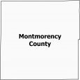 Montmorency County Map Michigan