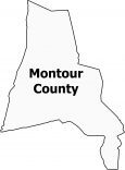 Montour County Map Pennsylvania