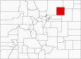 Morgan County Map Colorado Locator