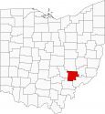 Morgan County Map Ohio Locator