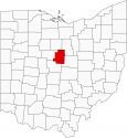 Morrow County Map Ohio Locator